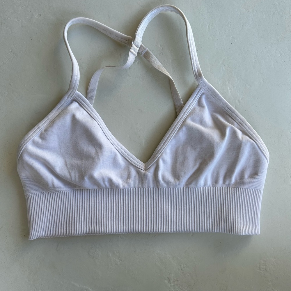 White lulu lemon bra